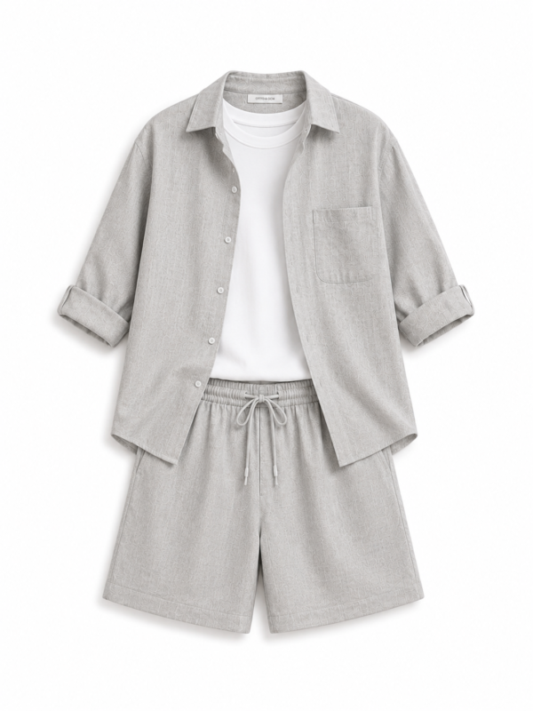SoftGrey Linen Co-Ord