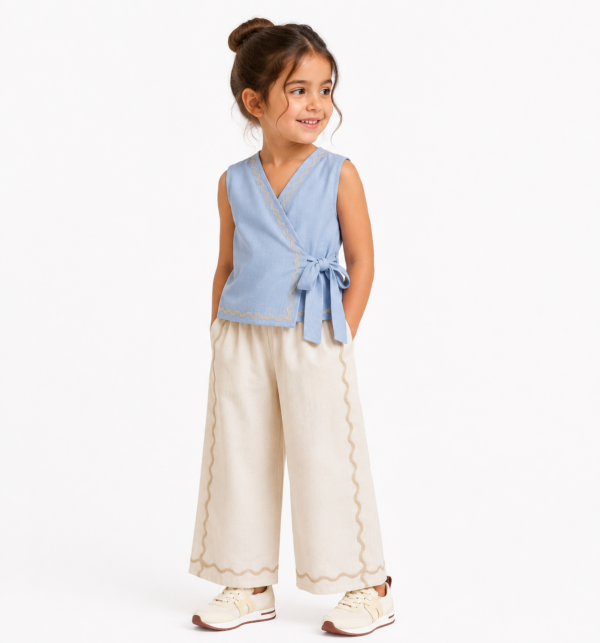 CloudBlue Linen Co-Ord