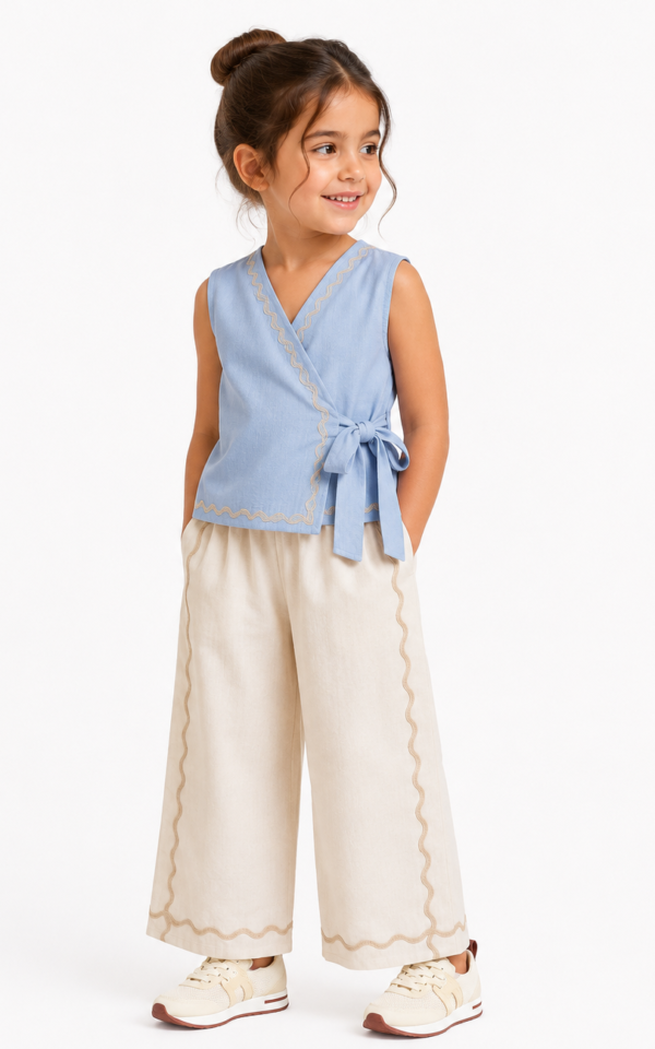 CloudBlue Linen Co-Ord